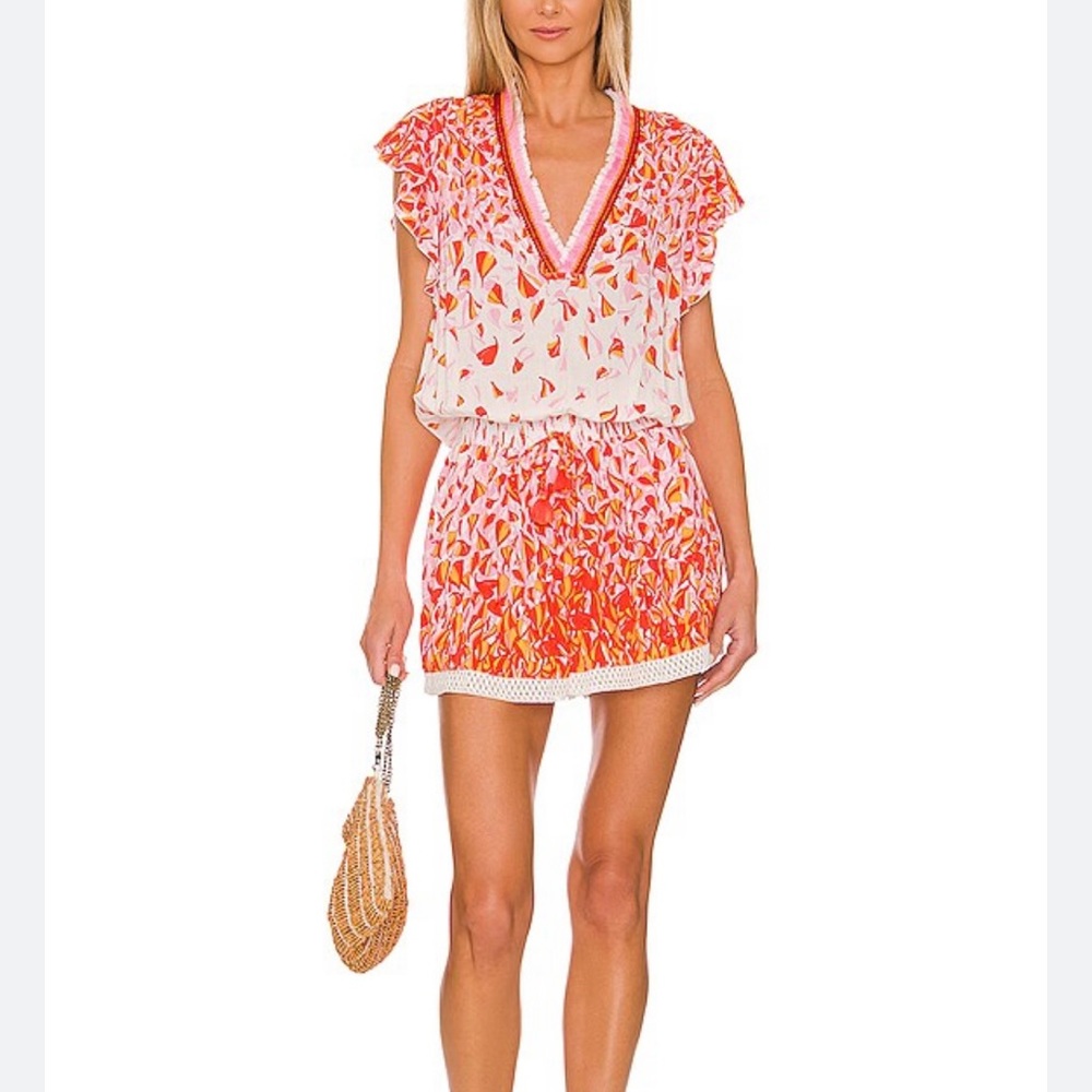 Poupette St Barth Sasha Jumpsuit in Pink Petal